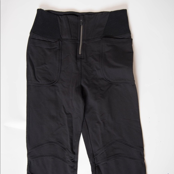 Free People Off Piste Flare Pants Small Black NWT - Picture 5 of 6